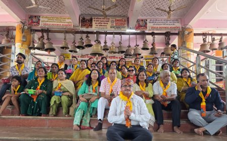 श्रावण माह के पवित्र महीने में वैश्य समाज सेवा उत्तर प्रदेश एवं हिंदू महिला सेवा समिति के सदस्यों द्वारा आज बख्शी का तालाब