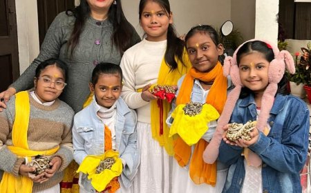 नटराज नृत्य कला केंद्र में बसंत पंचमी धूमधाम से मनाई गई