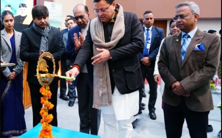 Chief Minister Pushkar Singh Dhami Addresses Administrative Officers at Chintan Shivir and Dialogue on Vision 2047