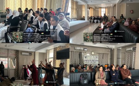 बी एन कॉलेज ऑफ नर्सिंग, जम्मू के विद्यार्थियों का वृद्धाश्रम,  भ्रमण