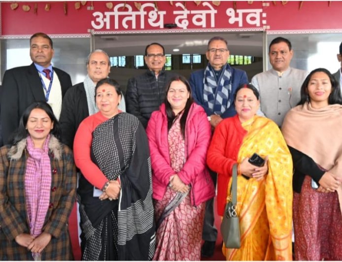 केंद्रीय कृषि मंत्री शिवराज सिंह चौहान का उत्तराखंड आगमन पर भव्य स्वागत