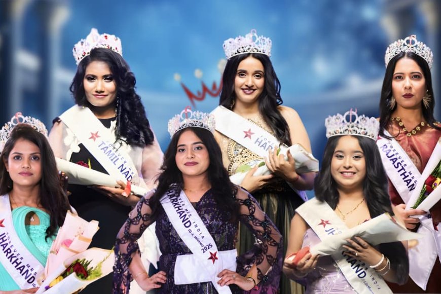 Contestants won prestigious titles on the stage of Mrs. Forever India