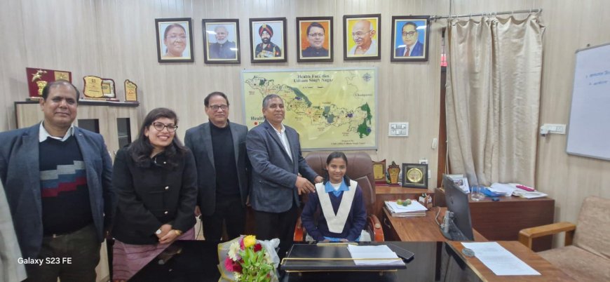 रुद्रपुर में राष्ट्रीय बालिका दिवस पर बालिकाओं को सम्मानित कर प्रेरणा दी गई