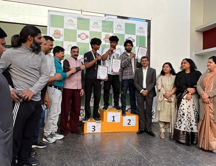 ग्रीनबेरी वर्ल्ड स्कूल में राज्य स्तरीय आर्म रेसलिंग चैंपियनशिप का सफल आयोजन